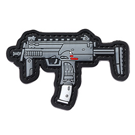 EMG 3D Rubber Patch MP7 A1 Maschinenpistole grau / schwarz