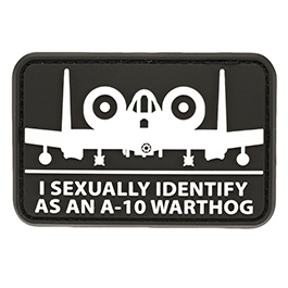 Mil-Spec Monkey 3D Rubber Patch mit Klettflche A10Sexual schwarz/wei