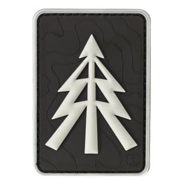 JTG 3D Rubber Patch mit Klettflche Recce Tree schwarz/wei