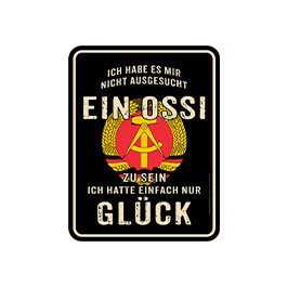 Magnet Schild - Ossi Glck