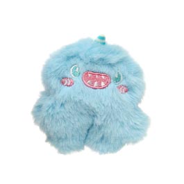 JTG 3D Klettpatch Monster Unicorn Plschpatch lightblue