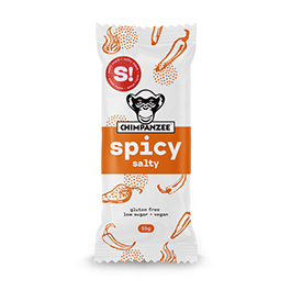 Chimpanzee Energieriegel Salty Bar Spicy 50 g