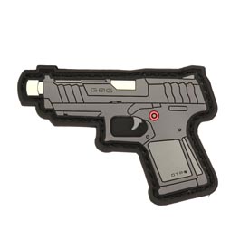 G&G 3D Rubber Patch mit Klettflche GTP9 Airsoft Pistole grau