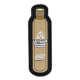 3D Rubber Patch mit Klettflche Ultrair Power Gas Softairgas braun