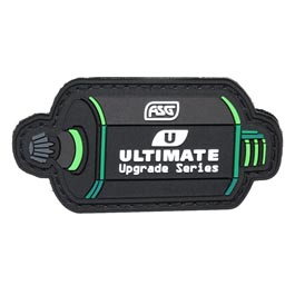 3D Rubber Patch mit Klettflche Ultimate Motor schwarz