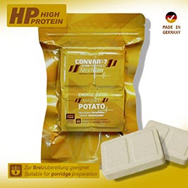 Convar-7 Riegel High Energy Bar NextGen Kartoffelbrei 120 g Langzeitlebensmittel - Ideal fr Outdoor, Notvorrat und Krisenvorsor