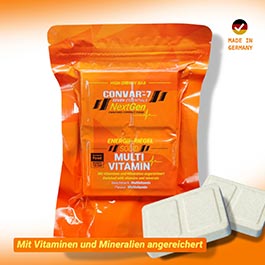 Convar-7 Riegel High Energy Bar NextGen Multivitamin 120 g Langzeitlebensmittel - Ideal fr Outdoor, Notvorrat und Krisenvorsorg