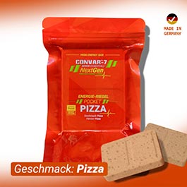 Convar-7 Riegel High Energy Bar NextGen Pizza 120 g Langzeitlebensmittel - Ideal fr Outdoor, Notvorrat und Krisenvorsorge