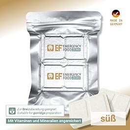 Emergency Food Energy Riegel Zero s 120 g Langzeitlebensmittel - Ideal fr Outdoor, Notvorrat und Krisenvorsorge