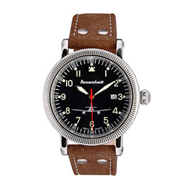 Messerschmitt Fliegeruhr ME-44L mit Wasserbffelband