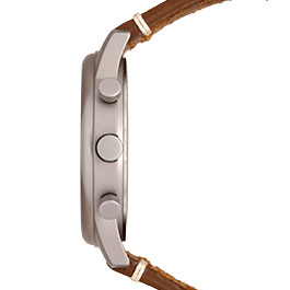 Kleinbild 2 Messerschmitt Fliegerchrono ME-4544-BL Uhr mit Lederarmband