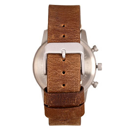 Kleinbild 3 Messerschmitt Fliegerchrono ME-4544-BL Uhr mit Lederarmband