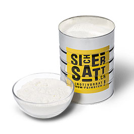 SicherSatt Notration Butterpulver (63% Butteranteil) 700g Dose inkl. Deckel zum Wiederverschlieen