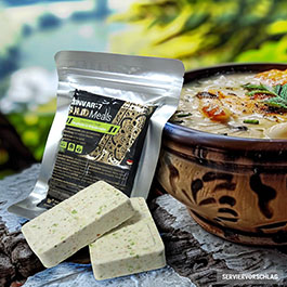 Convar-7 Riegel Solid Meal Brathuhn in Kruterrahm 120 g Langzeitlebensmittel - Ideal fr Outdoor, Notvorrat und Krisenvorsorge