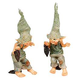 Dekofiguren Pixie Kobold barfu Pssssst! 2er Set 10,5 x 3 cm