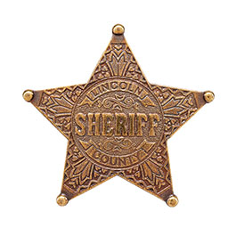 Sheriffstern Lincoln County Pat Garrett USA 1881