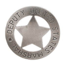 US Deputy Marshal Stern silber
