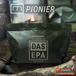 CONVAR DAS EPA - PIONIER Tagesration mit Einpersonenpackungen mit lang haltbaren Lebensmitteln