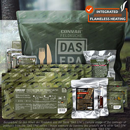 Kleinbild 1 CONVAR DAS EPA - PIONIER Tagesration mit Einpersonenpackungen mit lang haltbaren Lebensmitteln