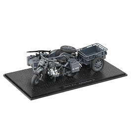 Techno 1:24 BMW R75 Gespann mit Anhänger und Panzerfaust 30 grau Bild 1 xxx: