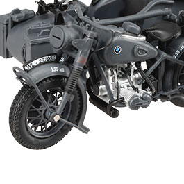 Techno 1:24 BMW R75 Gespann mit Anhänger und Panzerfaust 30 grau Bild 9