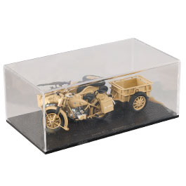 Techno 1:24 BMW R75 Gespann mit Anhnger und Panzerfaust 30 sandfarben