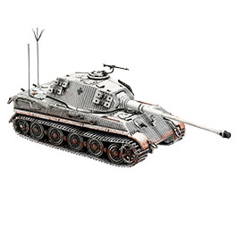 Kleinbild 4 Techno 1:72 Panzer Sd.Kfz. 182 Tiger II Knigstiger Metallmodell Ausfhrung Budapest 1944 - 1945