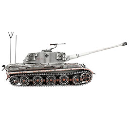 Kleinbild 8 Techno 1:72 Panzer Sd.Kfz. 182 Tiger II Knigstiger Metallmodell Ausfhrung Budapest 1944 - 1945