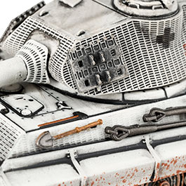 Kleinbild 10 Techno 1:72 Panzer Sd.Kfz. 182 Tiger II Knigstiger Metallmodell Ausfhrung Berlin 1945 Winter