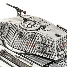 Kleinbild 11 Techno 1:72 Panzer Sd.Kfz. 182 Tiger II Knigstiger Metallmodell Ausfhrung Berlin 1945 Winter