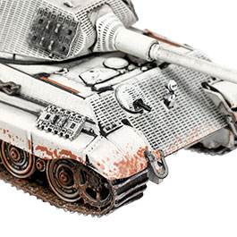 Kleinbild 9 Techno 1:72 Panzer Sd.Kfz. 182 Tiger II Knigstiger Metallmodell Ausfhrung Berlin 1945 Winter