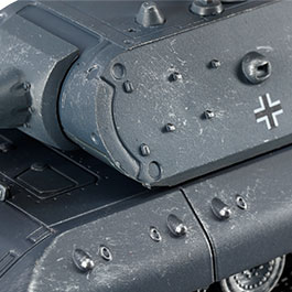 Kleinbild 10 Techno 1:72 Panzerkampfwagen E-100 Metallmodell Ausfhrung mit Maus I Turm
