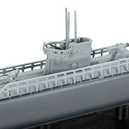 Techno 1:350 U181 1942 U-Boot Metall Standmodell Bild 7