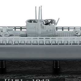 Techno 1:350 U181 1942 U-Boot Metall Standmodell Bild 8