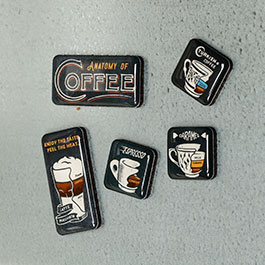 Kleinbild 5 NostalgicArt Magnet-Set Anatomy of Coffee 9 kraftvolle Magnete