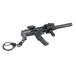 Kleinbild 4 WoSport Schlsselanhnger MP7A2 Maschinenpistole 1:6 Miniaturmodell schwarz