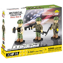 Kleinbild 1 Cobi Historical Collection Bausatz Soldaten D-Day 6 Jun 1944 33 Teile 2058