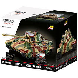 Kleinbild 3 Cobi Historical Collection Bausatz 1:12 Panzer Tiger II Knigstiger 11170 Teile 2808