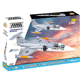 Kleinbild 1 Cobi Armed Forces Bausatz Flugzeug Lockheed F-104 Starfighter 428 Teile 5907