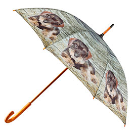 Kleinbild 1 AKAH Regenschirm Rauhaardackel der Gute Laune Regenschirm