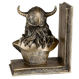 Kleinbild 6 Buchsttzen Wikinger-Bste 2er Set