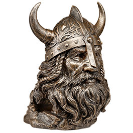 Kleinbild 2 Flaschenhalterung Wikingerkopf fr Honigwein oder andere Lieblingsgetrnke. Origineller Flaschenhalter fr Flaschen bis zu 0,75 