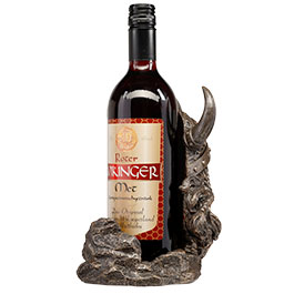 Kleinbild 4 Flaschenhalterung Wikingerkopf fr Honigwein oder andere Lieblingsgetrnke. Origineller Flaschenhalter fr Flaschen bis zu 0,75 