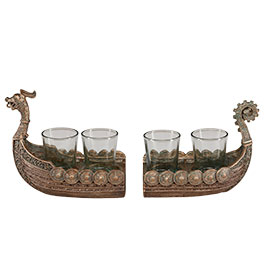 Kleinbild 1 Wikingerschiff mit Schnapsgl�ser