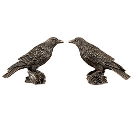 Kleinbild 1 Die Raben Hugin Gedanke und Munin Erinnerung