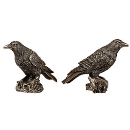 Kleinbild 2 Die Raben Hugin Gedanke und Munin Erinnerung