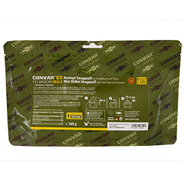 Convar Feldk�che Meals Reistopf Stroganoff mit Rindfleisch und Pilzen 160 g Beutel