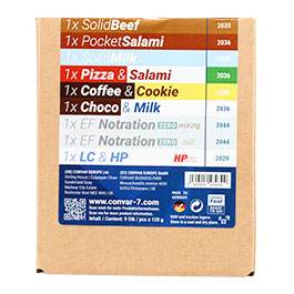 Kleinbild 2 Convar-7 NextGen High Energy Bar Tasting Box Testbox 9 Riegel Langzeitlebensmittel