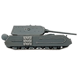 Kleinbild 8 Techno 1:72 Panzerkampfwagen VIII Maus Heavy Tank Metallmodell Ausf�hrung grau