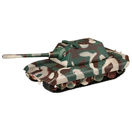 Kleinbild 3 Techno 1:72 Panzerkampfwagen E-100 Metallmodell Ausf�hrung mit Maus II Turm Tarn-Version